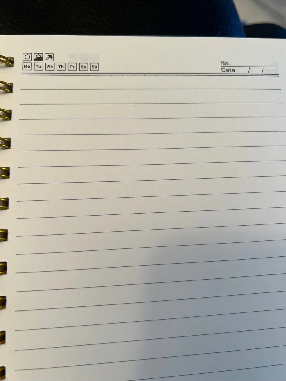 Floral Spiral Notebook with Elastic Band - Yellow & Green